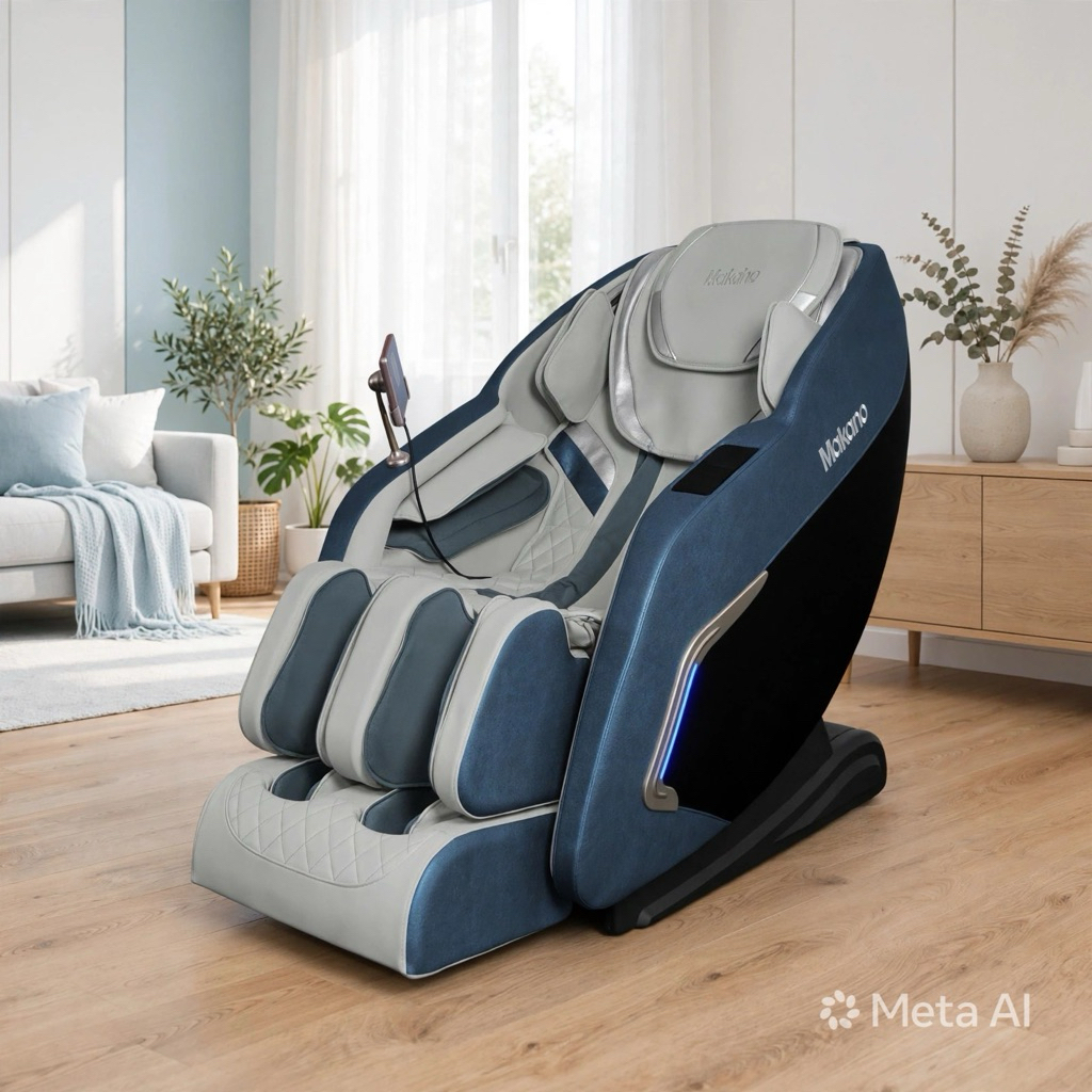 Ghế Massage Toàn Thân Makano MC102 - Trục S Chuyên Sâu, Massage Không Trọng Lực, Nhiệt Hồng Ngoại Gi