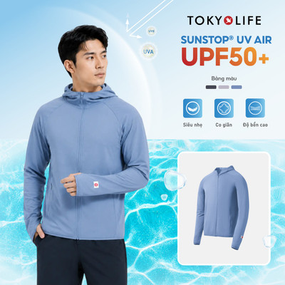 Áo khoác chống nắng nam SunStop Air chống tia UV thoáng khí nhẹ mát 40000462 TOKYOLIFE