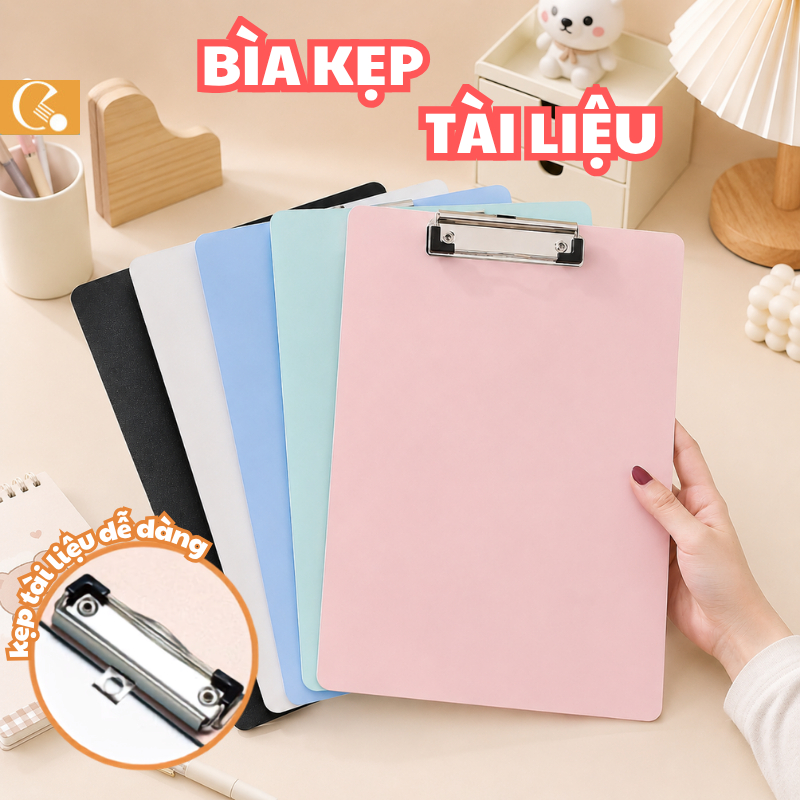 Bìa Trình Ký Nhựa A4 Bìa Kẹp Nhựa Giấy A4 Trình Ký Nhựa Kẹp Hồ Sơ A4 đơn/đôi Chenqi