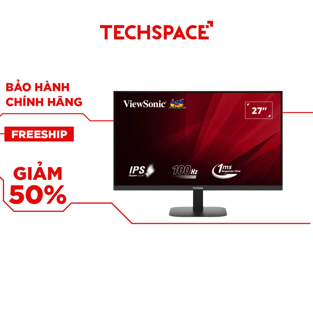 Màn Hình ViewSonic VA2708-2K-MHD 27" QHD 2K 100Hz , Màn Hình Gaming 27Inch 100Hz