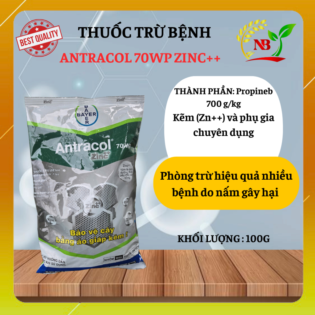 thuốc nhập khẩu ANTRACOL 70WP ZINC++