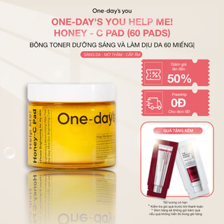 One-day's you - Toner Pad Dưỡng Sáng -  Help Me Honey-C Pad 60 Miếng | Clycos Phân Phối