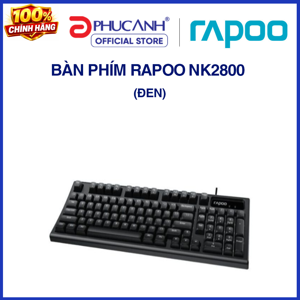 Bàn phím Rapoo NK2800 (Đen)