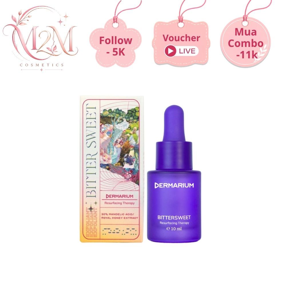 Tẩy tế bào chết Dermarium Bitter Sweet thay da hoá học tại nhà , tẩy da chết, làm sáng da 10ml