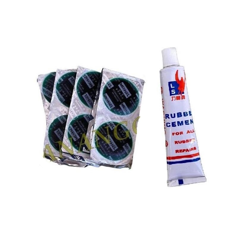 Miếng vá keo size 42 vá xăm xe dạp xe máy xe đạp điện (10 vá+keo)