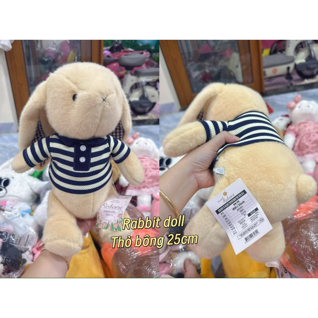 Thỏ bông Rabbit Doll Reboni 25cm Hàn quốc