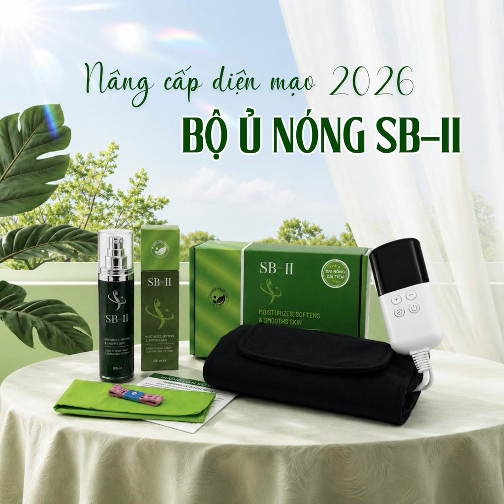 Combo Bộ cải tiến Slimming Body SB-II và kem tan mỡ mờ rạn Slimming Day Collagen combo 1 bộ 1 kem