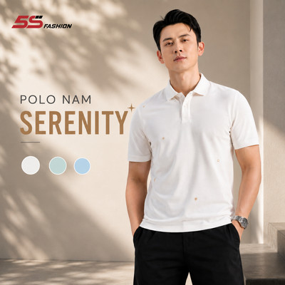 Áo Polo Tay Ngắn Nam SERENITY 5S FASHION Phom Slimfit M0APC26097