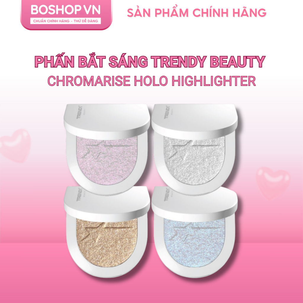 Phấn Bắt Sáng Trendy Beauty Chromarise Holo Dùng Được Cho Cả Mặt & Body 3.5g