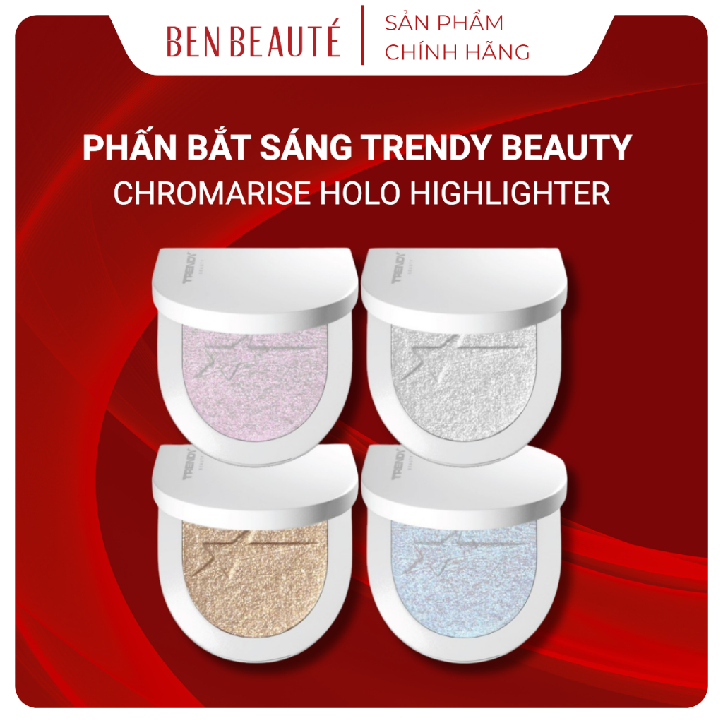 Phấn Bắt Sáng Trendy Beauty Chromarise Holo Dùng Được Cho Cả Mặt & Body 3.5g