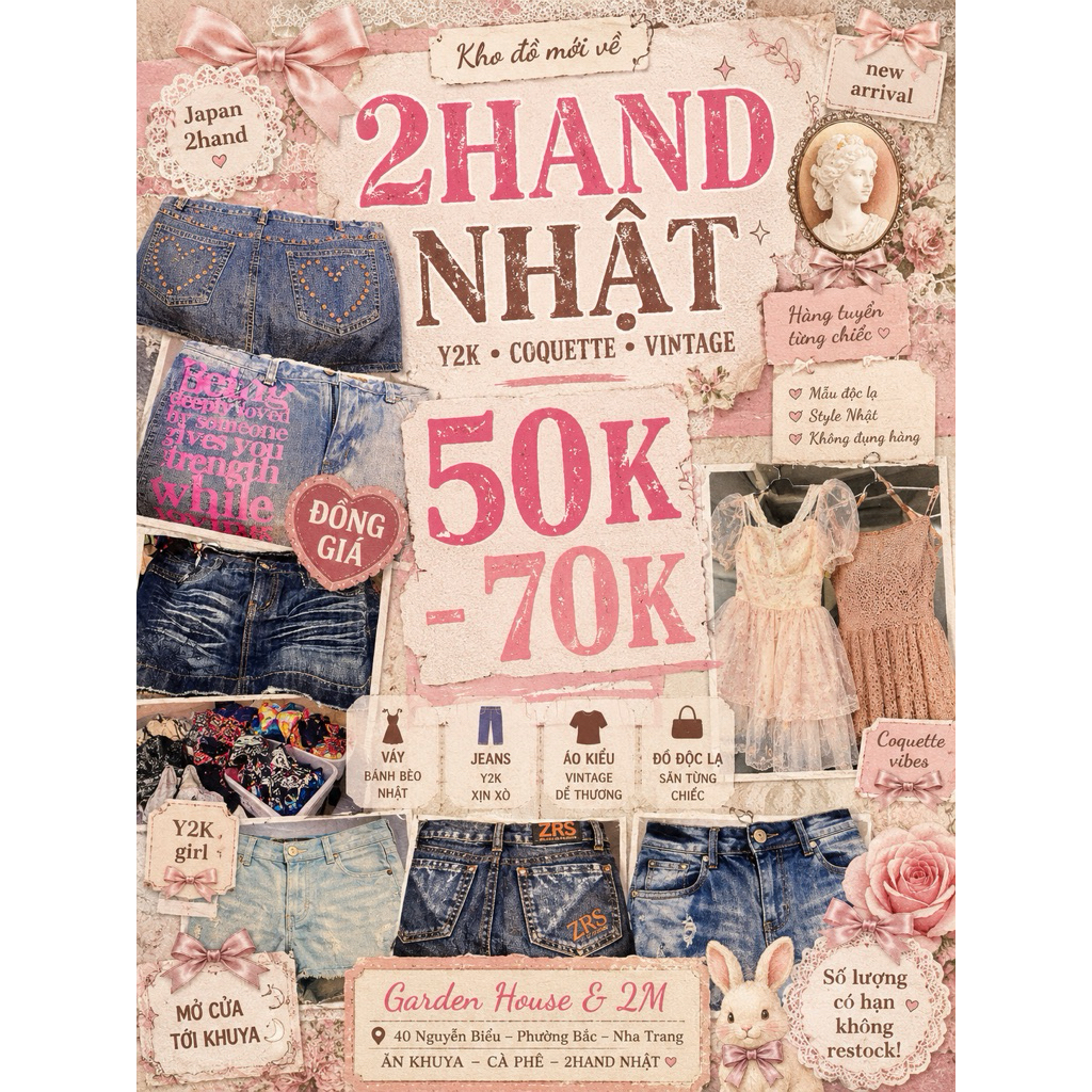 váy jean nhật y2k