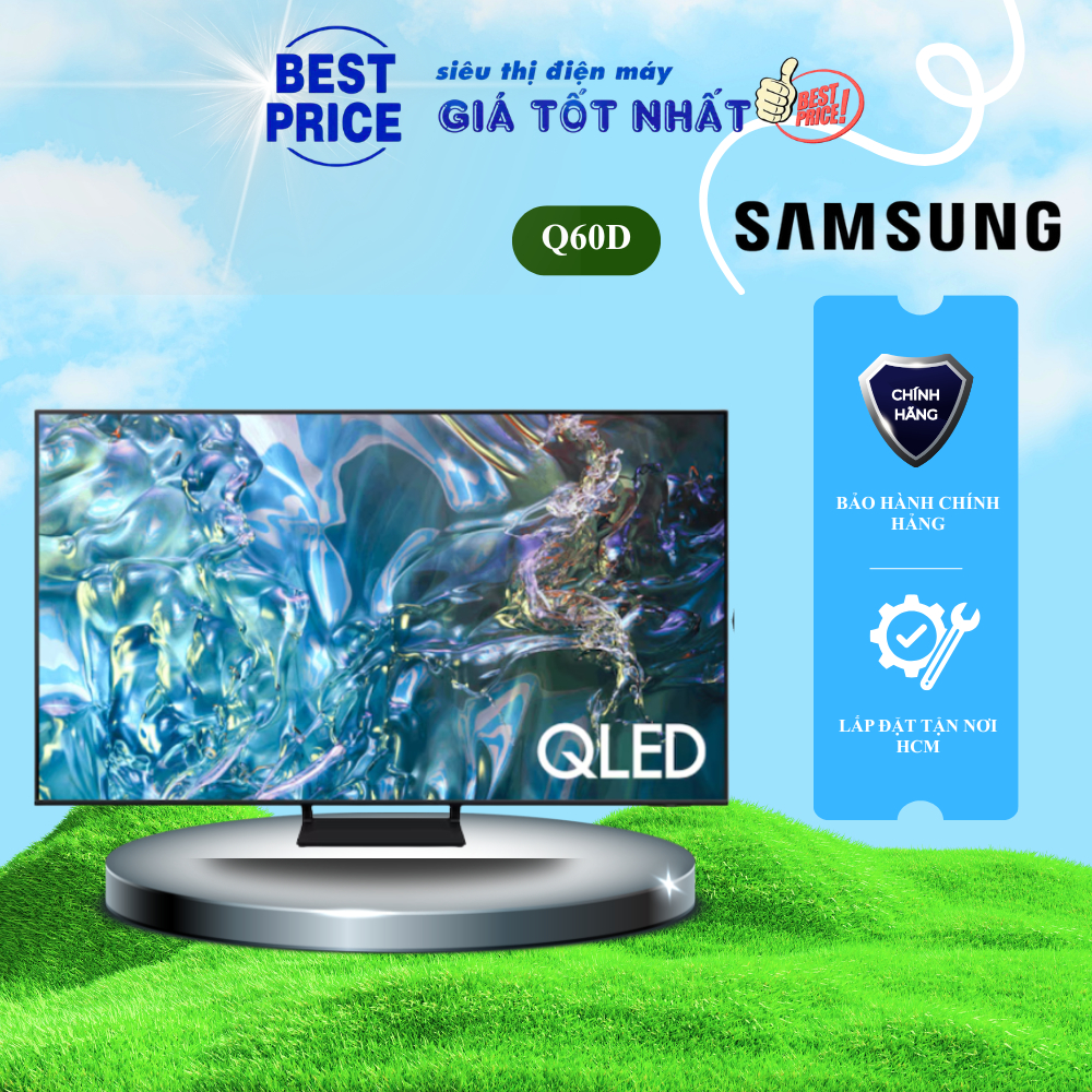 Smart Tivi Samsung 43 - 65 inch Q60D series, QLED Model 2024 – 4K UHD, Tizen OS