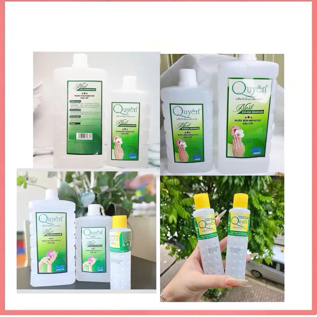 Nước rửa móng axiton, nước lau gel