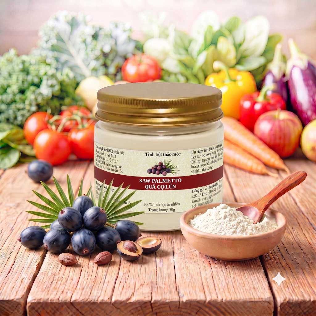 Tinh bột quả cọ lùn Saw Palmetto Fruit extract powder