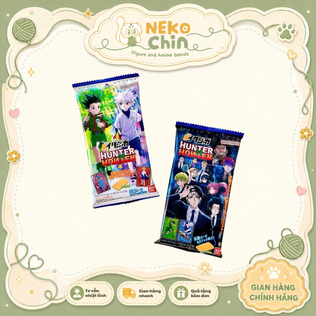 Thẻ Itajaga nhân phẩm Hunter x Hunter Vol 3 - Hunter x Hunter – Thẻ Bài Chính Hãng Nhật | Tặng Sleev
