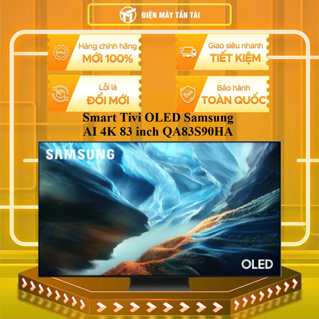 (HCM) - QA83S90HA - Smart Tivi OLED Samsung AI 4K 83 inch QA83S90HA