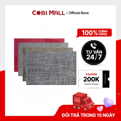 Miếng Lót Bàn Ăn 300*450mm Hạn Chế Thấm Nước Đa Dạng Kiểu, Sang Trọng Cobi Home