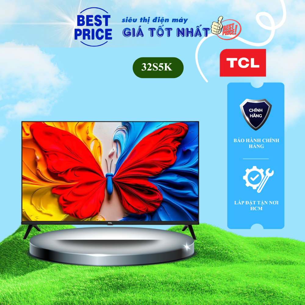 32S5K - Google Tivi QLED TCL AI FHD 32 inch 32S5K - Chính hãng - Trợ lý giọng nói Tiếng Việt