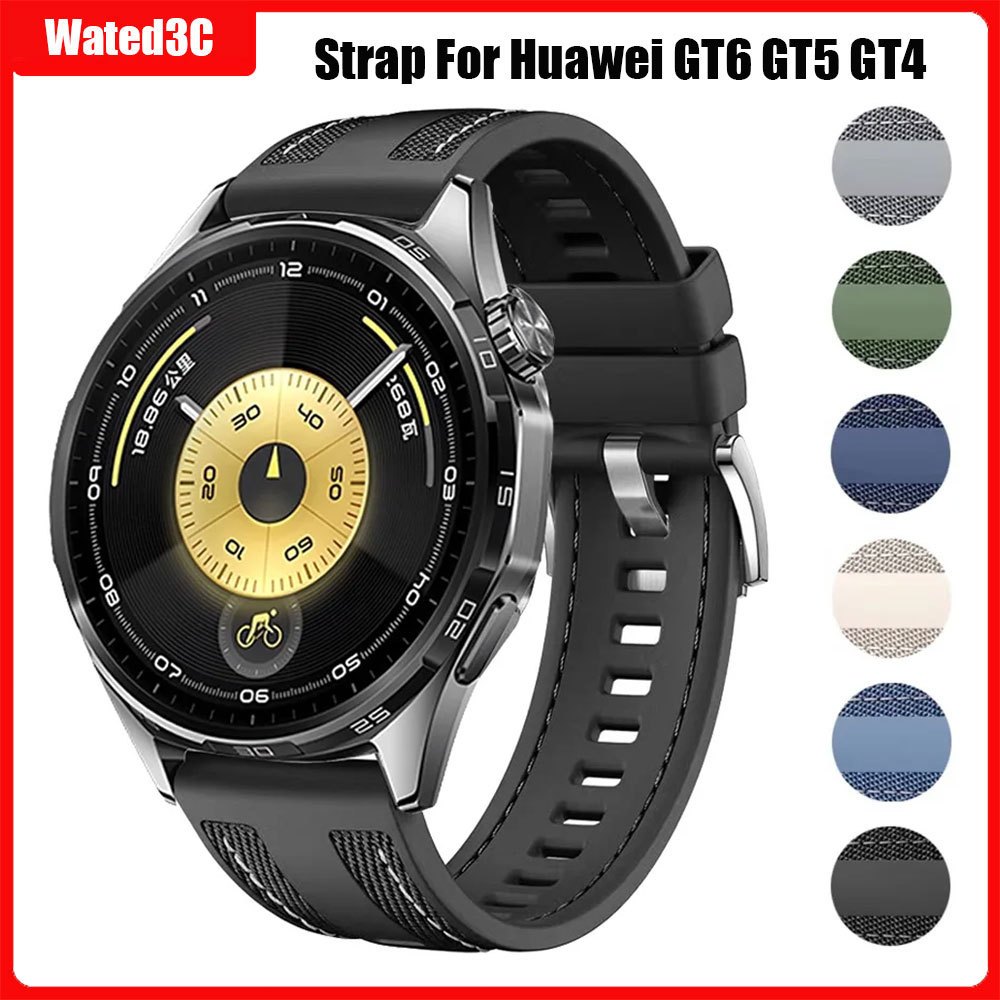 Chính Thức Dây Nylon Cho Huawei GT6/GT5 Pro 46 Mm Cho Huawei GT6/GT5/GT4/GT Runner 2 Dây Đeo Đồng Hồ