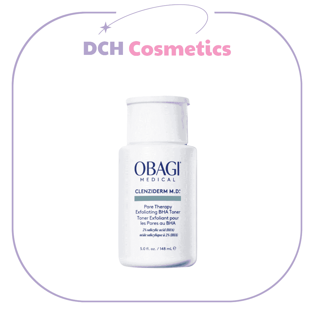 Toner Obagi Clenziderm MD Pore Therapy BHA 2% 148ml Sạch Sâu, Thông Thoáng, Hỗ Trợ Giảm Mụn