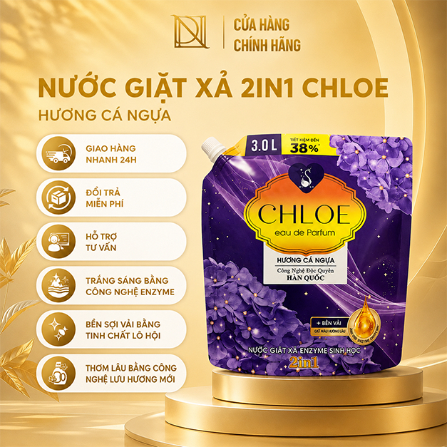 Túi Nước Giặt CHLOE Cá Ngựa 3L