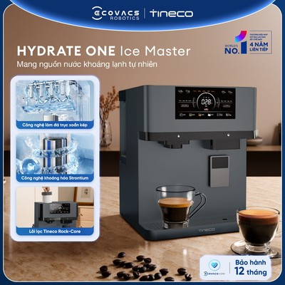 Tineco HYDRATE ONE Ice Master 2200W Máy lọc nước | Lọc nước, khoáng hóa, làm đá,làm lạnh & đun nóng - Bảo hành 12 tháng