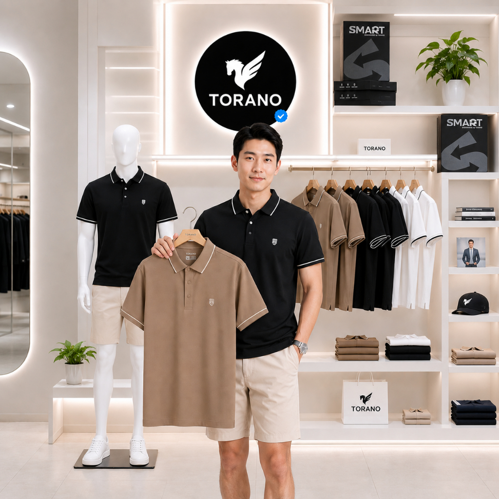 Áo polo nam SMART ELITE POLO TORANO ngắn tay form chuẩn phong cách lịch sự – nam tính HSTP309