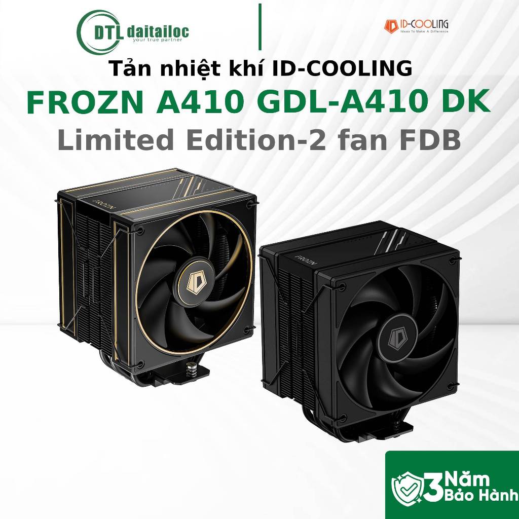 Tản nhiệt khí ID-COOLING FROZN A410 GDL A410 DK Làm Mát Tốt | Chính Hãng | Bảo Hành 36 Tháng