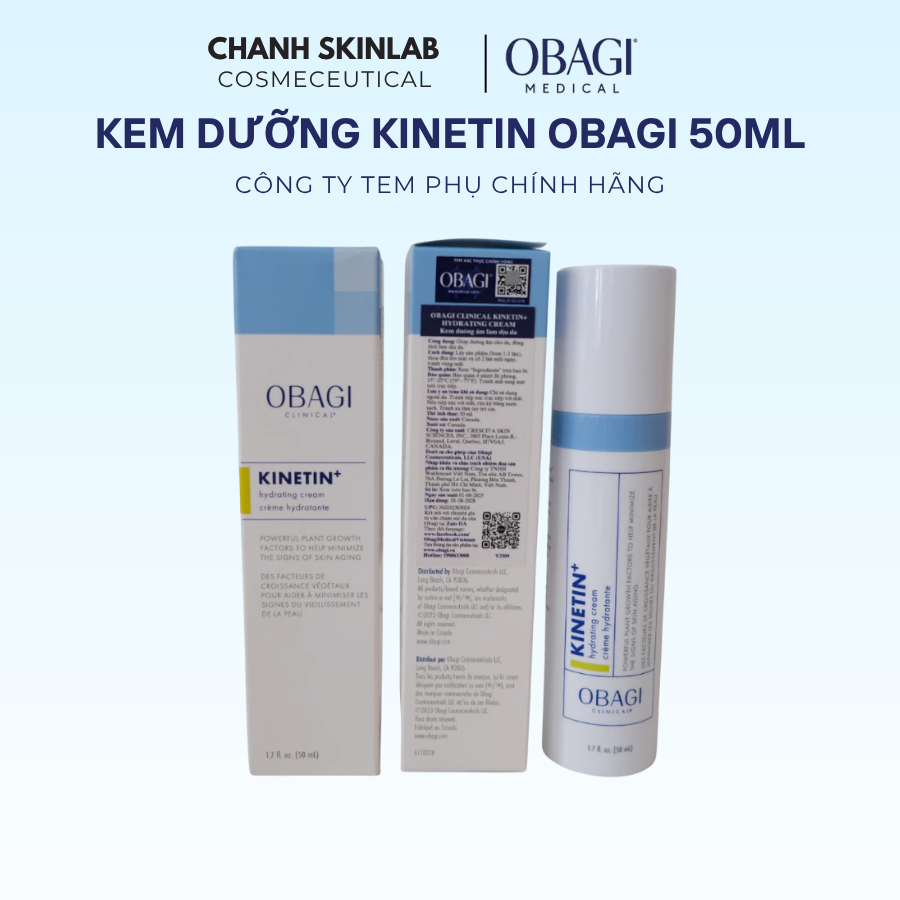 [HÀNG CÔNG TY] Kem dưỡng Obagi Kinetin Hydrating Cream CHANH COSMETICS