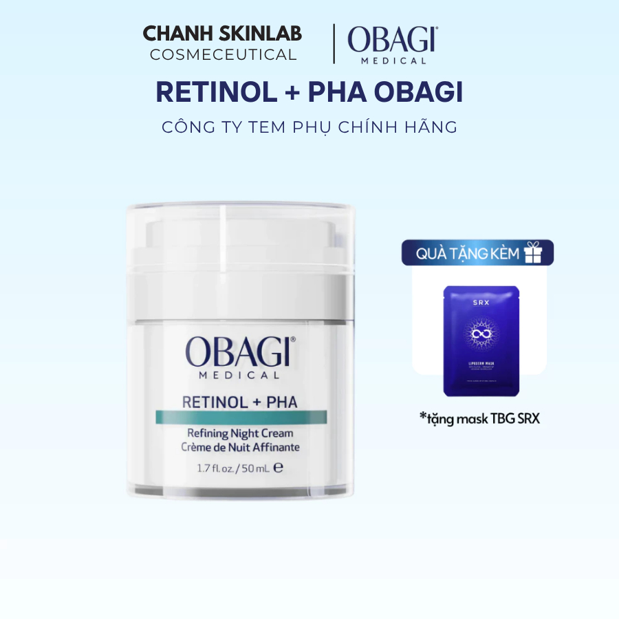 [FULLSIZE + QUÀ] Kem dưỡng Obagi Retinol + PHA Night Cream CHANH COSMETICS
