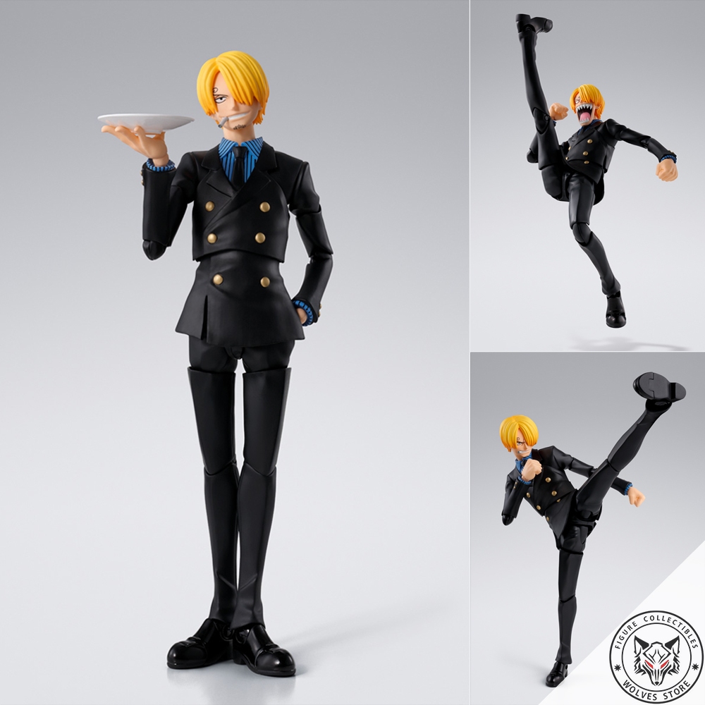 [Có sẵn - Hỏa tốc] Mô hình chính hãng SHF One Piece: SHF Sanji (Romance Dawn)