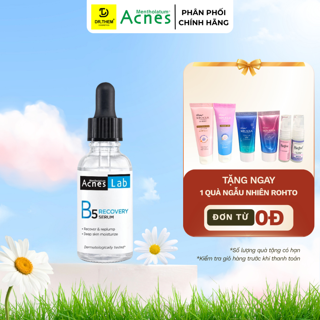 Serum Acnes Lab B5 Recovery Serum 25ml - Tinh Chất Dưỡng Ẩm Chuyên Sâu, Làm Dịu & Phục Hồi Da Mụn - 