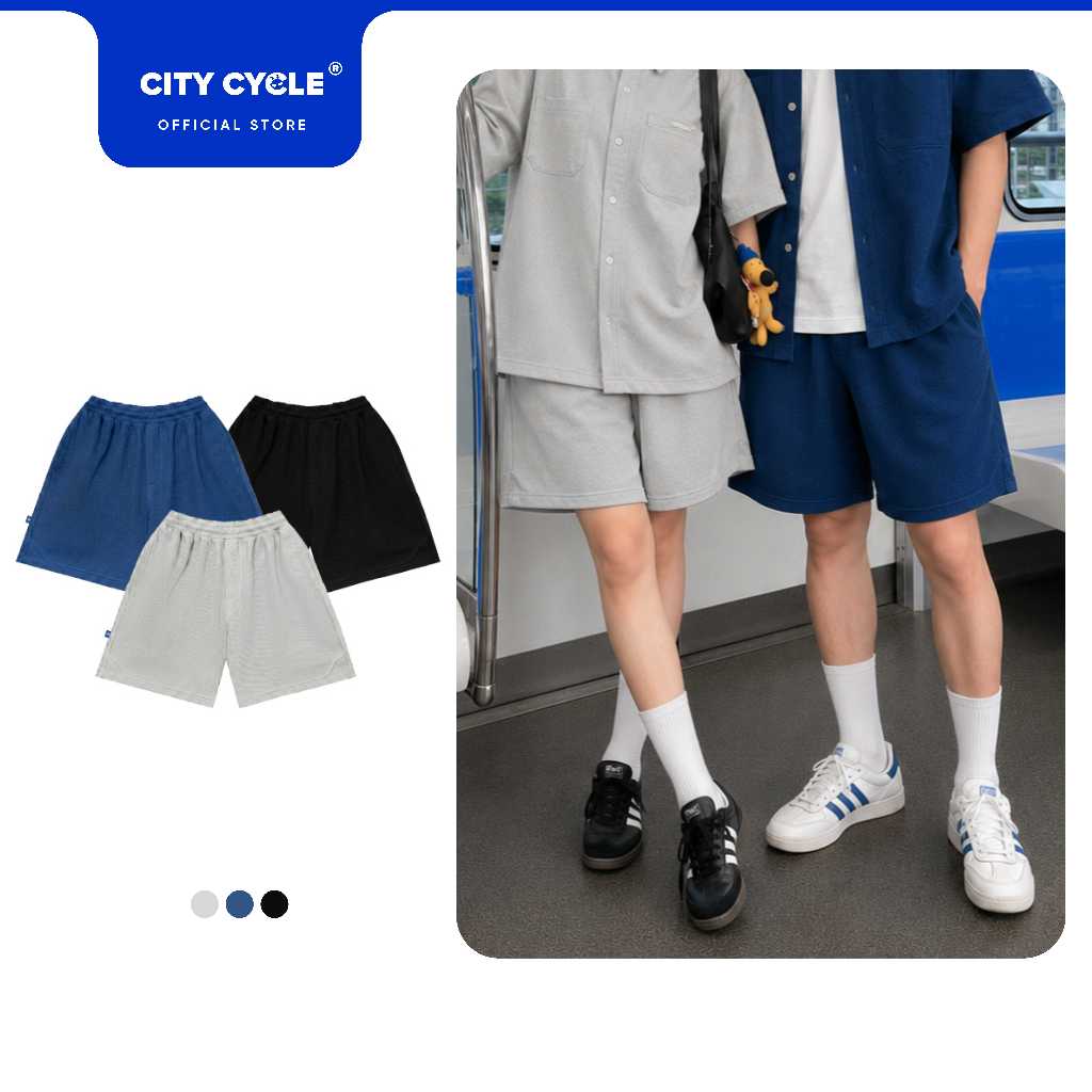 Quần short đùi mùa hè nam nữ Local Brand Chính Hãng City Cycle Short Relaxed