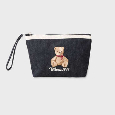Túi Ví WHO.A.U Bear Embroidery Pouch_WHAQGB912A