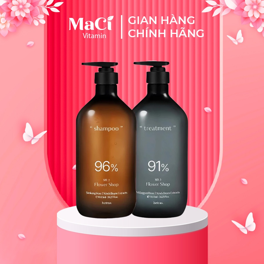 Dầu gội / dầu xả hương nước hoa Hetras Simkong Perfume Shampoo 1013ML