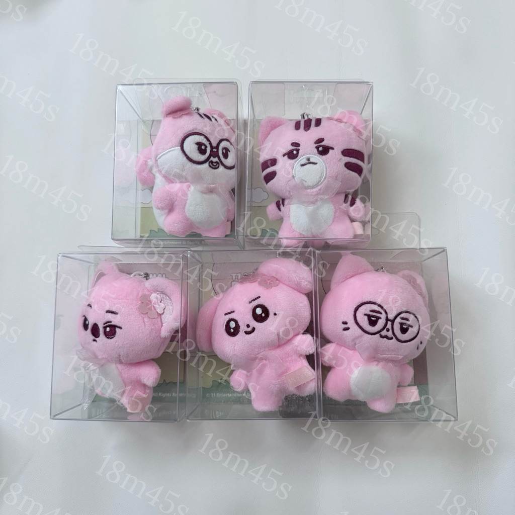 (Hàng sẵn HN) Doll T1 Animal Friends Blossom Plushie Keychain Doran, Oner, Faker, Peyz, Keria