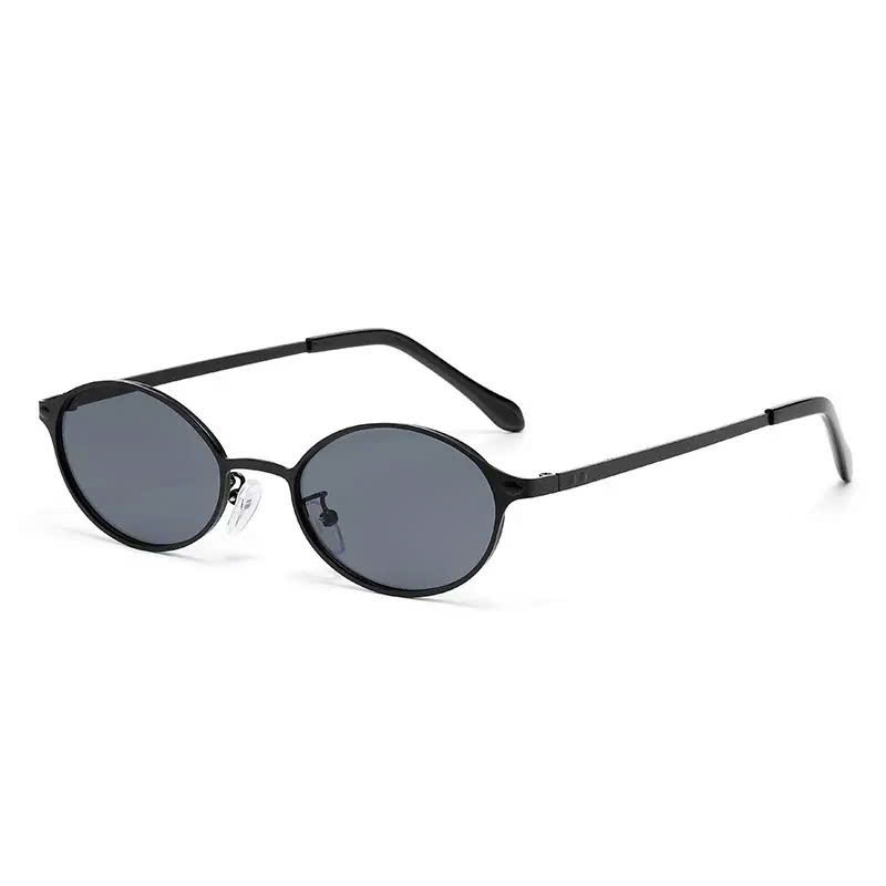 Kính mát thời trang nam nữ ,kính mắt hình oval nhỏ cho mặt Vline KM71426-02