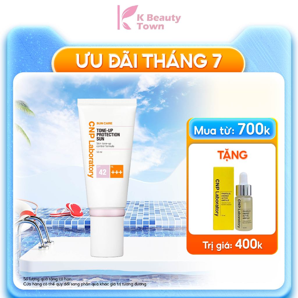 Kem chống nắng CNP Tone-up Protection Sun (SPF42/PA+++) x K Beauty Town