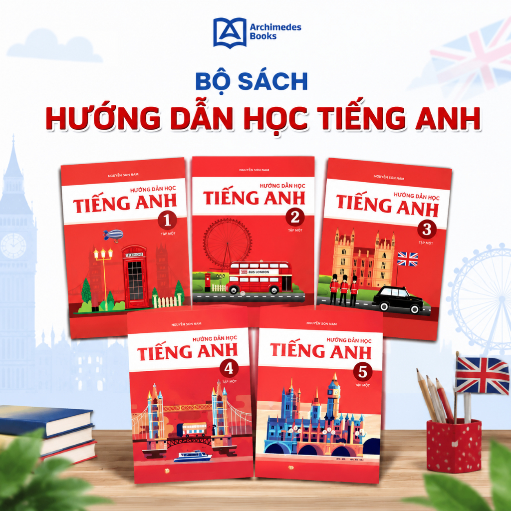 Sách - Hướng Dẫn Học Tiếng Anh Lớp 1,2,3,4,5 - Archimedes School