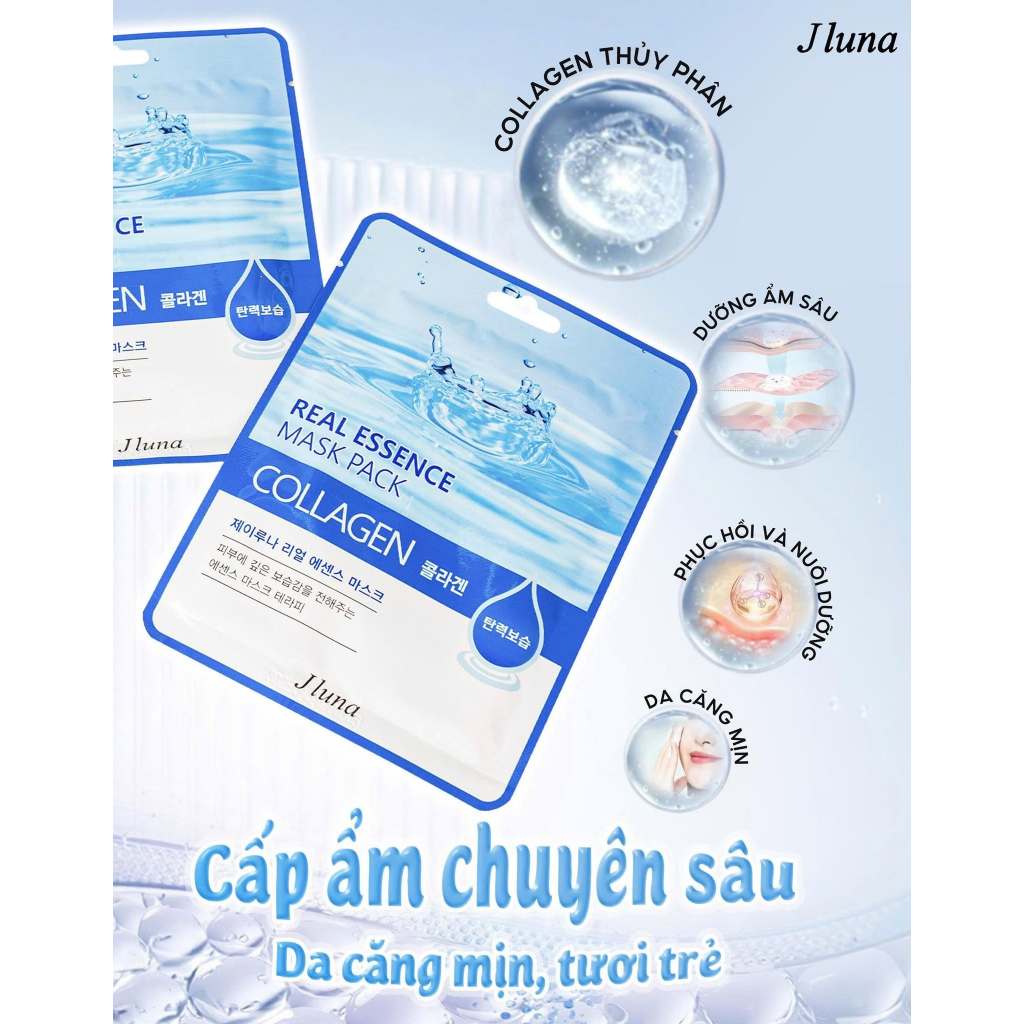 MẶT NẠ TINH CHẤT COLLAGEN JLUNA HÀN QUỐC