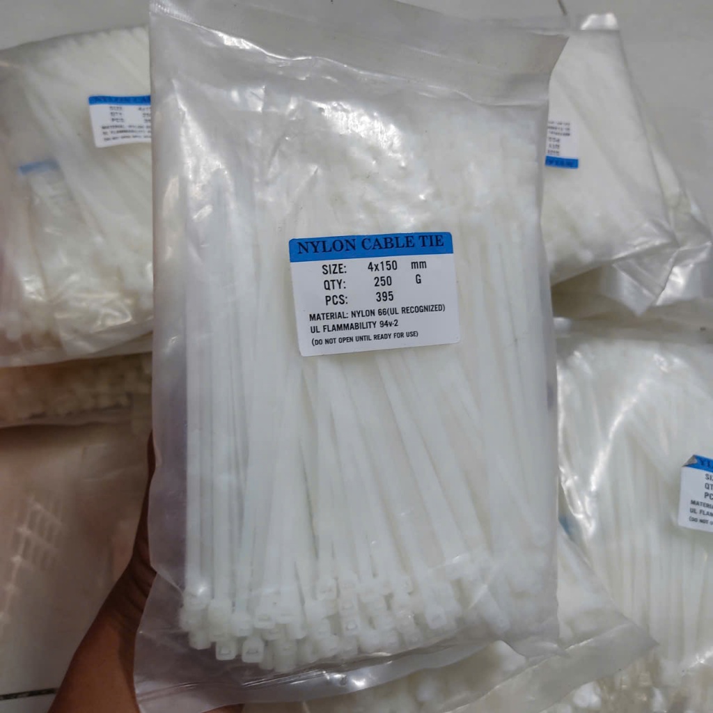 [250Gr - 1Kg]  Dây rút nhựa, dây thít nhựa thân to 4 x 150 mm , đóng gói 250gr tiết kiệm 4x150