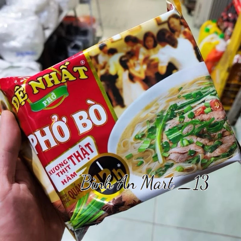 Thùng 30 Gói Phở Bò Đệ Nhất Acecook - Hương Vị Phở Bò/Bò Tái Lăn, Nước Cốt Xương Thật