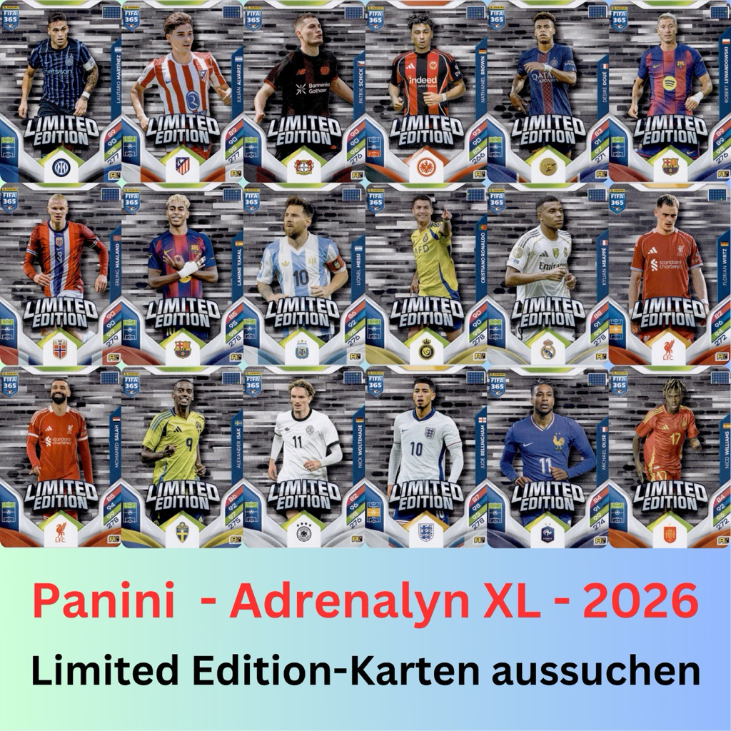 [ MS79 Thẻ Lẻ Limited Panini 365 2026  ] Thẻ Cầu Thủ Bóng Đá Panini Limited 365 2026 Cực Hiếm ( MS79
