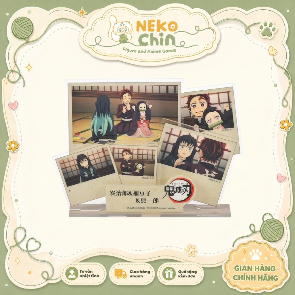 Standee Diorama Muichiro Tanjiro - Chính Hãng | Tặng Sleeves | Goods By Nekochin