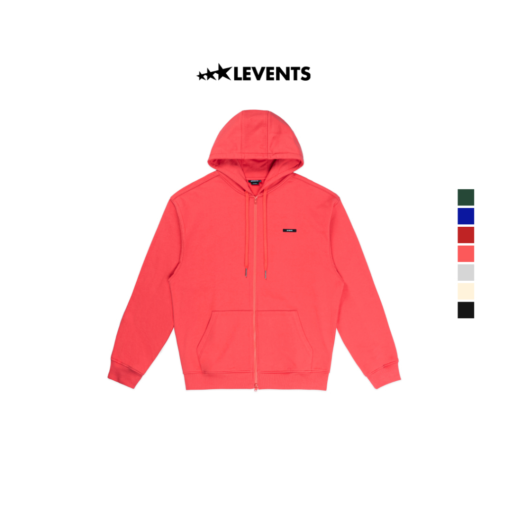 Áo Zipper Hoodie Levents Classic Oversized Nỉ Chân Cua