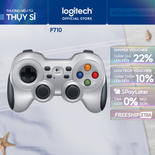 Tay cầm chơi gaming console không dây Logitech F710 - USB 2.4Ghz, 4 phím di chuyển D-Pad