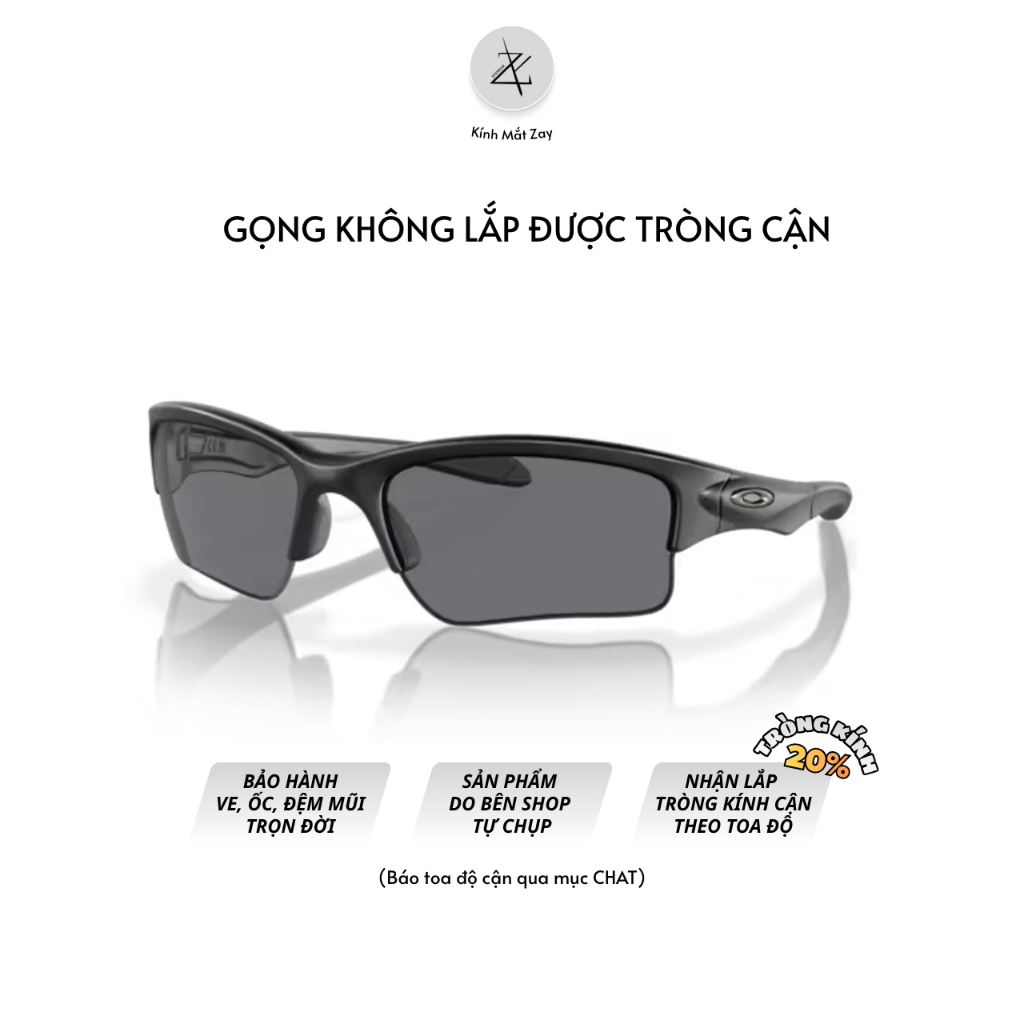 Kính mát thể thao Oakley Quarter Jacket 0OO9200 dáng chữ nhật O Matter™ chính hãng fullbox