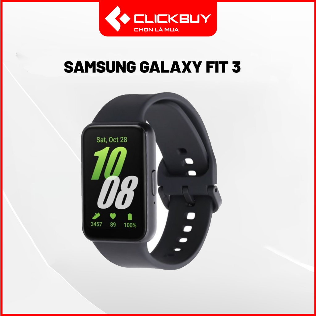 Vòng Đeo Tay Thông Minh Samsung Galaxy Fit3 Màn Hình AMOLED 1.6 Inch Pin 13 Ngày Chính Hãng | BigBuy360 - bigbuy360.vn