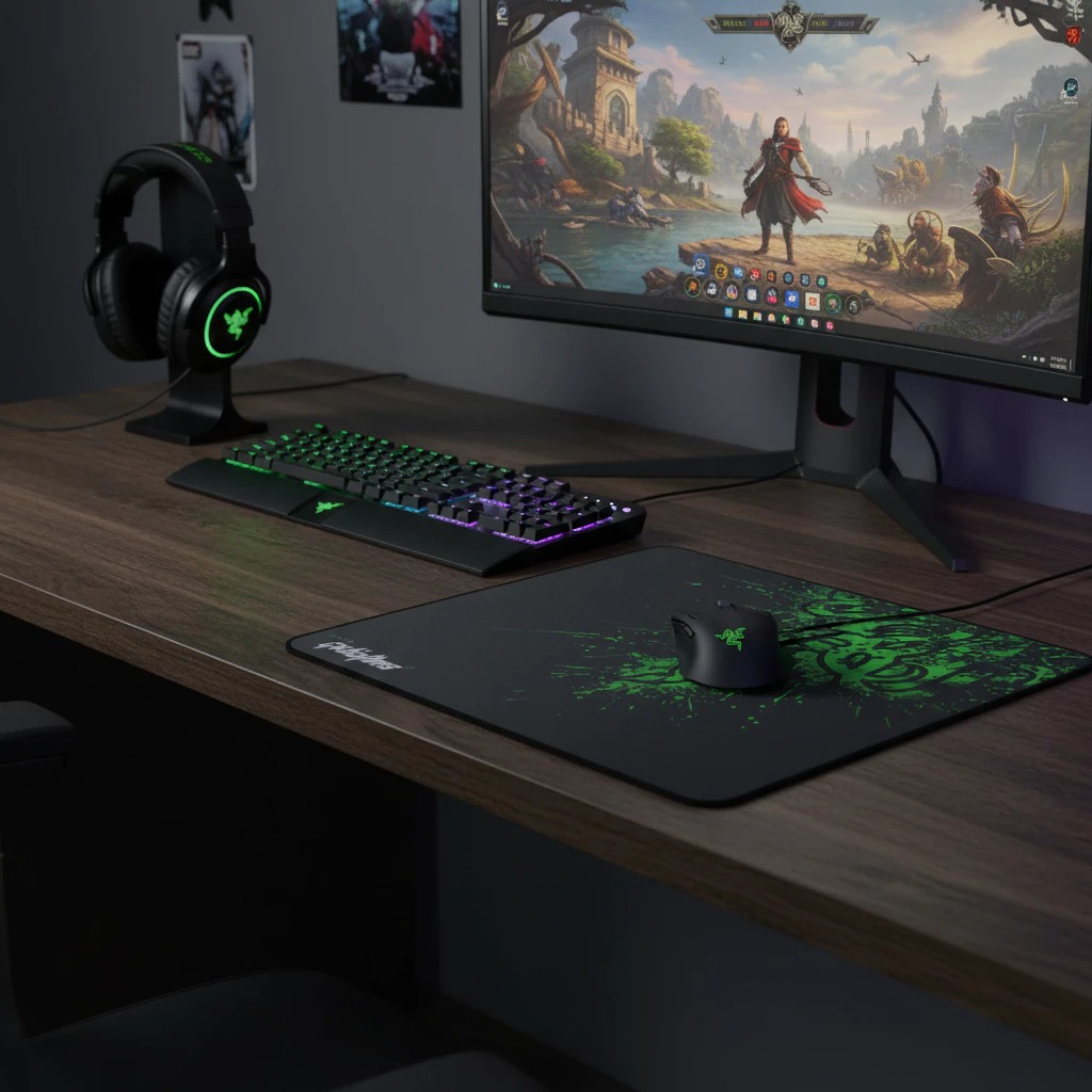 Lót Chuột Máy Tính Bàn Di Chuột Razer X3 Gaming Lót Chuột Chống Trượt Bề Mặt Mịn Bám Bàn Tốt | BigBuy360 - bigbuy360.vn