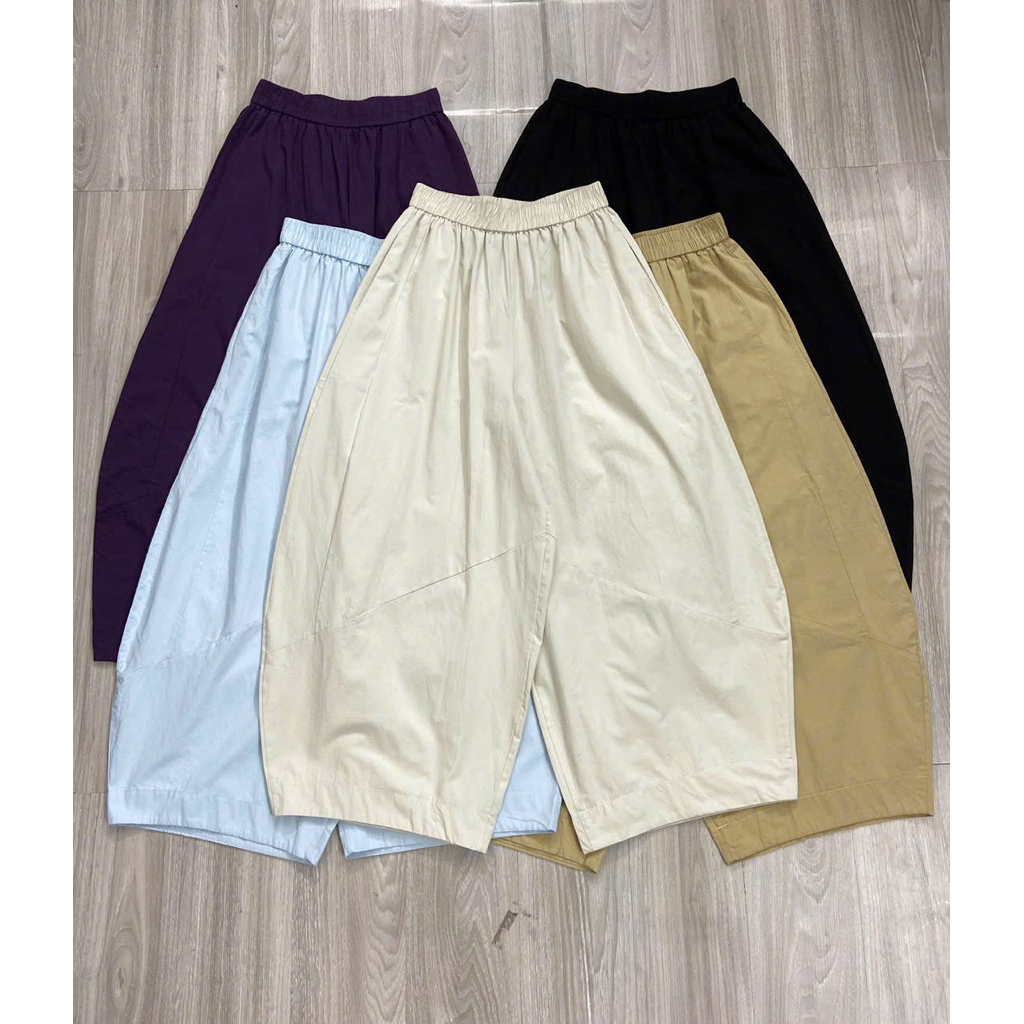Quần cotton 92cm dáng bom thụng